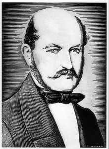Portret van Ignacz Semmelweiss (1818-1865)